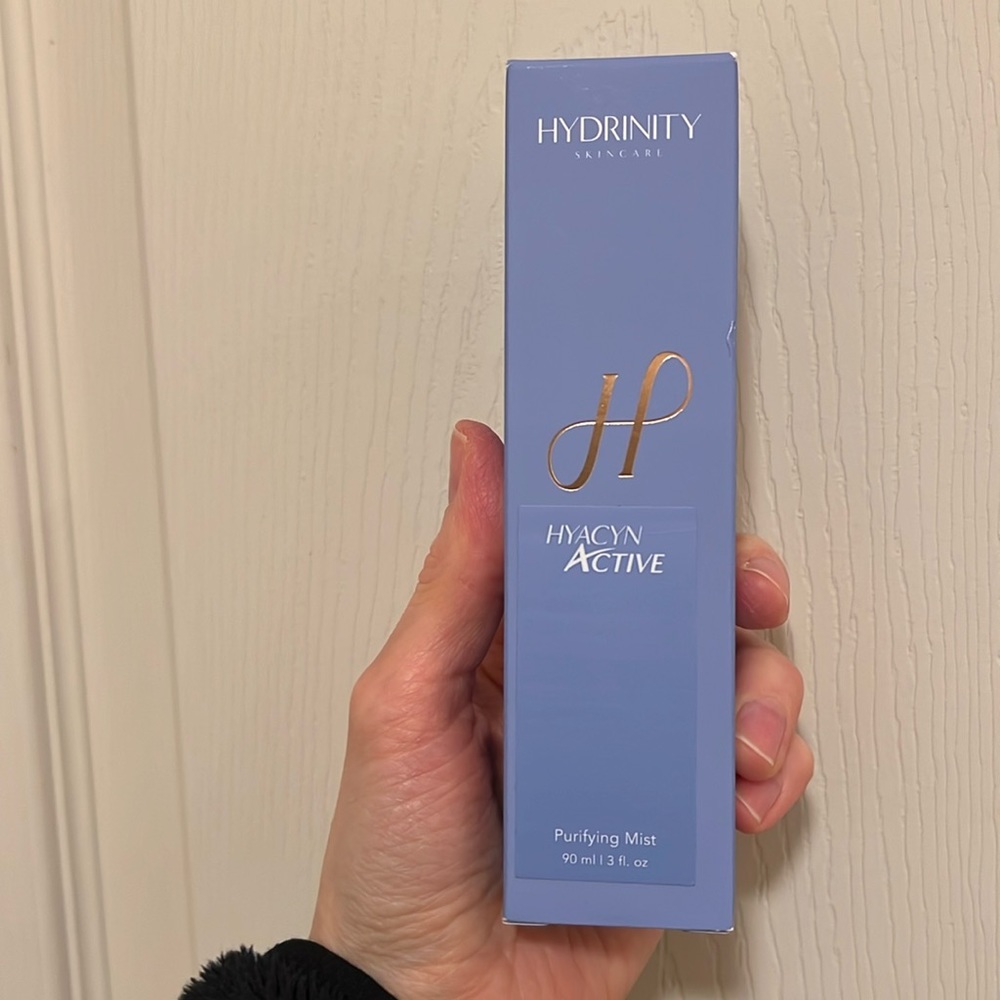 Unopened, unused Hydrinity Hyacin Active Mist. 90mL.